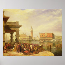 Eastern Merchants at the Entrance to the Grand Can Print