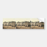 Eastern part of castle and principal garden, Konig Bumper Stickers