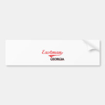 Eastman Georgia City Classic Bumper Stickers