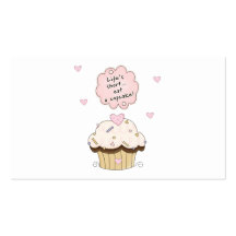 Eat A Cupcake Business Card Templates