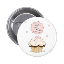 Eat A Cupcake Button