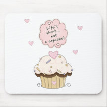 Eat A Cupcake Mouse Pads