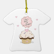 Eat A Cupcake Ornaments