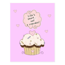 Eat A Cupcake Post Cards