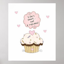 Eat A Cupcake Posters