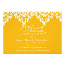 Eat Drink & Be Married Announcements