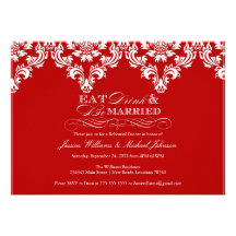 Eat Drink & Be Married Invites