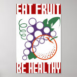 Eat Fruit be Healthy Print