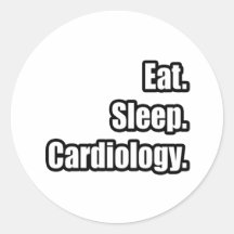 Eat. Sleep. Cardiology. Sticker
