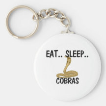 Eat Sleep COBRAS Key Chain