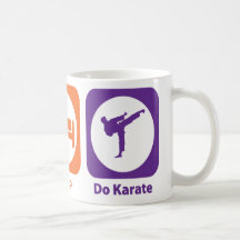 Eat Sleep Do Karate Coffee Mugs