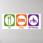 Eat Sleep Do Therapy Poster