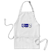 Eat, Sleep, Drum Apron