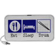 Eat, Sleep, Drum Travel Speakers