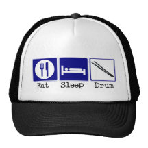 Eat, Sleep, Drum Trucker Hats
