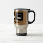 eat sleep fish fishing mug