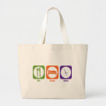 Eat Sleep Glide Canvas Bag