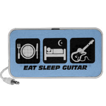 eat sleep guitar travel speaker