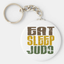 Eat Sleep Judo 1 Key Chains