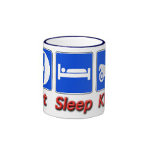 Eat Sleep KLR Coffee Mugs