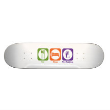 Eat Sleep Plan Weddings Skate Deck