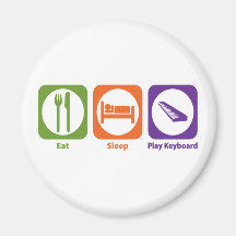 Eat Sleep Play Keyboard Magnets