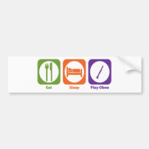 Eat Sleep Play Oboe Bumper Stickers