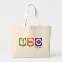 Eat Sleep Practice Veterinary Medicine Canvas Bags