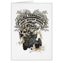 Eat, Sleep, Ride All Terrain Card