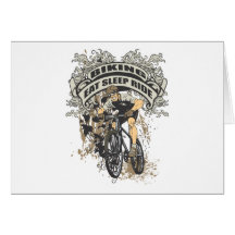 Eat, Sleep, Ride Biking Cards