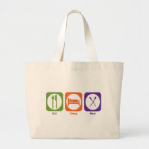 Eat Sleep Row Canvas Bags