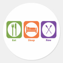 Eat Sleep Row Sticker