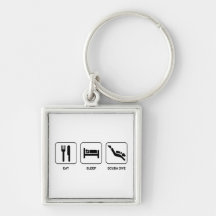 Eat Sleep Scuba Dive Key Chains