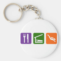 Eat Sleep Scuba Diving Key Chains