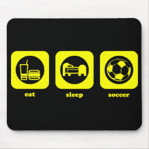 Eat. Sleep. Soccer. Mousepad