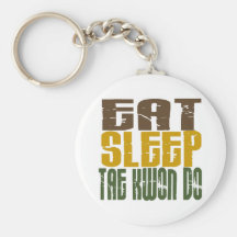 Eat Sleep Tae Kwon Do 1 Keychain