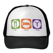 Eat Sleep Train Trucker Hat
