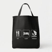 Eat Sleep Windsurf Tote Bag