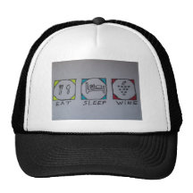 eat,sleep,wine hat