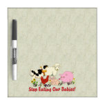 Eating Animal Babies Dry Erase Boards