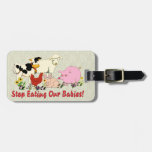 Eating Animal Babies Tag For Bags