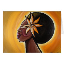 Ebony Greeting Card