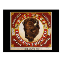 Echo fine cut chewing tobacco postcards