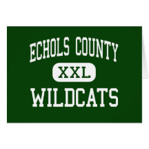 Echols County - Wildcats - High - Statenville Greeting Cards