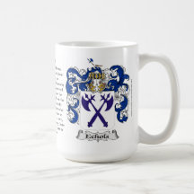 Echols, the Origin, the Meaning and the Crest Coffee Mugs