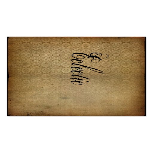 Eclectic Vintage Business Card Templates