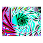 ecliptic 7 fractal art postcard