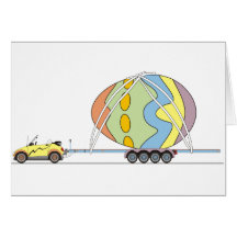Eco Car Easter Cards