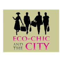 Eco-Chic and the City Postcards