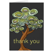 Eco Tree Thank You Notecard